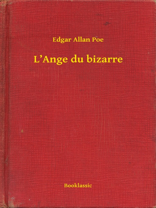 Title details for L'Ange du bizarre by Edgar Allan Poe - Available